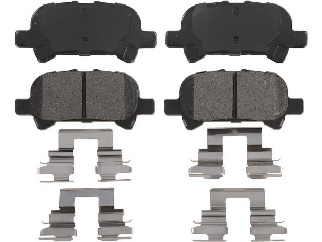 Rear Brake Pad Set - Compatible with 2000 - 2008 Toyota Solara 2001 ...