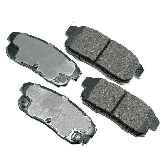 Rear Brake Pad Set - Compatible with 2001 - 2002 INFINITI G20 2.0L 4-Cylinder