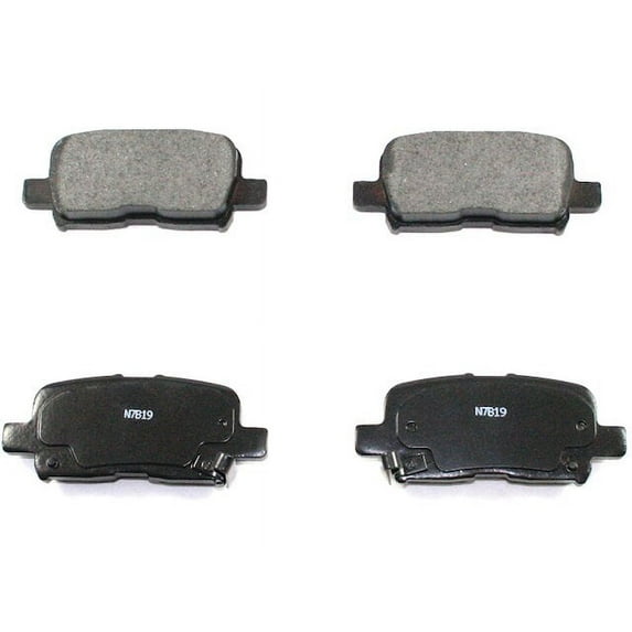 Rear Brake Pad Set - Compatible with 2001 - 2006 Acura MDX 2002 2003 2004 2005