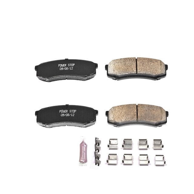 Rear Brake Pad Set - Compatible with 2001 - 2007 Toyota Sequoia 2002 ...