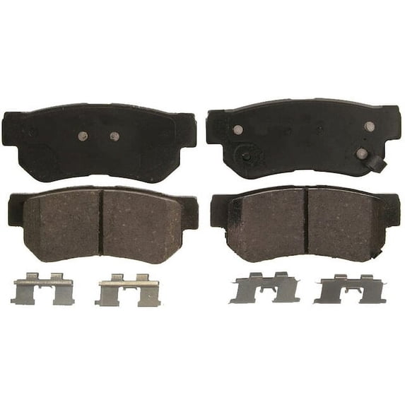 Rear Brake Pad Set - Compatible with 2001 - 2010 Kia Optima 2002 2003 2004 2005 2006 2007 2008 2009