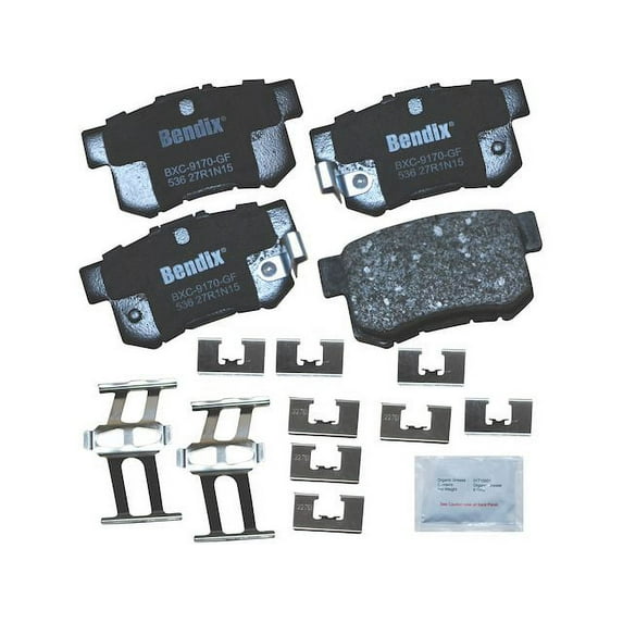 Rear Brake Pad Set - Compatible with 2002 - 2004 Honda CR-V 2003