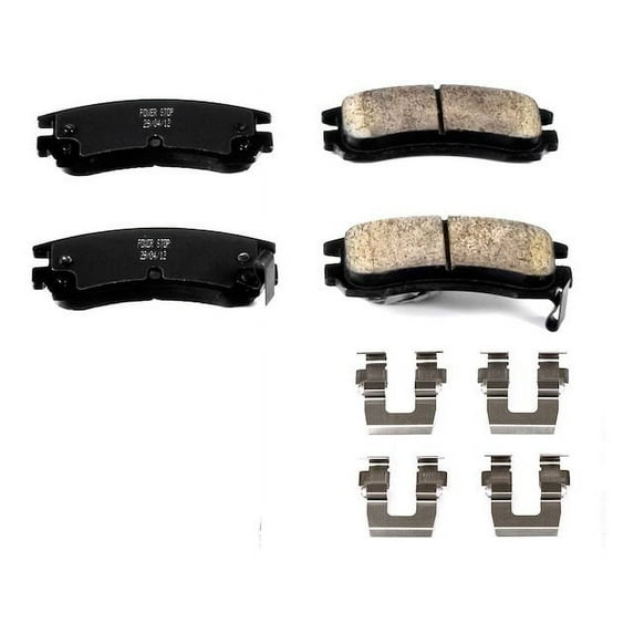Rear Brake Pad Set - Compatible with 2002 - 2004 Oldsmobile Silhouette 2003