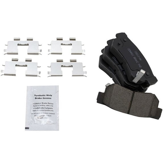 Rear Brake Pad Set - Compatible with 2002 - 2005 Hyundai XG350 2003 2004