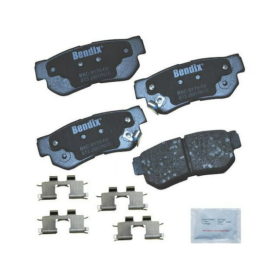 Rear Brake Pad Set - Compatible with 2002 - 2005 Hyundai XG350 2003 2004