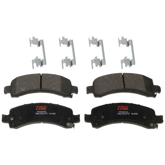 Rear Brake Pad Set - Compatible with 2002 - 2006 Chevy Tahoe RWD 2003 2004 2005