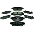 thumbnail image 1 of Rear Brake Pad Set - Compatible with 2002 - 2009 Chevy Trailblazer FI 2003 2004 2005 2006 2007 2008, 1 of 2