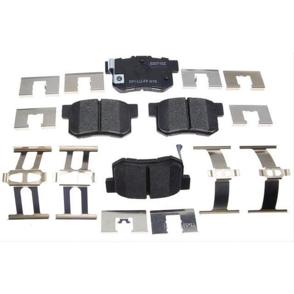 Rear Brake Pad Set - Compatible with 2002 - 2015 Honda Civic - Raybestos