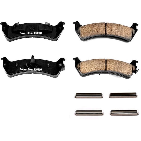 Rear Brake Pad Set - Compatible with 2003 - 2005 Ford Explorer Sport Trac 2004