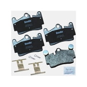 Rear Brake Pad Set - Compatible with 2003 - 2006, 2008 - 2010 Porsche Cayenne 2004 2005 2009