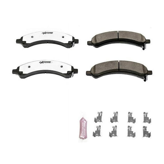 Rear Brake Pad Set - Compatible with 2003 - 2008 GMC Savana 3500 2004 2005 2006 2007