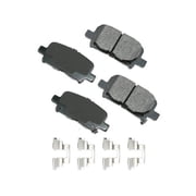 Rear Brake Pad Set - Compatible with 2003 - 2008 Honda Pilot 2004 2005 2006 2007
