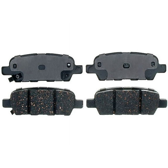 Rear Brake Pad Set - Compatible with 2003 - 2009 Nissan 350Z 2004 2005 2006 2007 2008