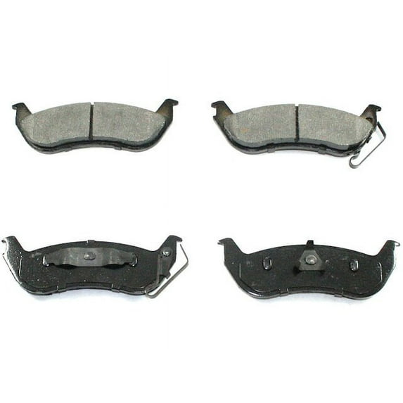 Rear Brake Pad Set - Compatible with 2003 - 2011 Ford Crown Victoria 2004 2005 2006 2007 2008 2009 2010