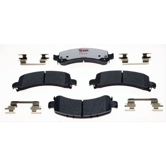 Rear Brake Pad Set - Compatible with 2003 - 2014 Chevy Express 1500 2004 2005 2006 2007 2008 2009 2010 2011 2012 2013