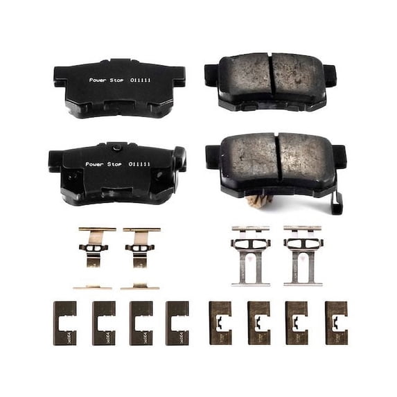 Rear Brake Pad Set - Compatible with 2003 - 2015 Honda Civic 2004 2005 2006 2007 2008 2009 2010 2011 2012 2013 2014