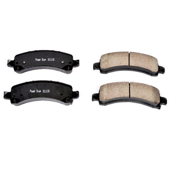 Rear Brake Pad Set - Compatible with 2003 - 2020 GMC Savana 3500 2004 2005 2006 2007 2008 2009 2010 2011 2012 2013 2014 2015 2016 2017 2018 2019