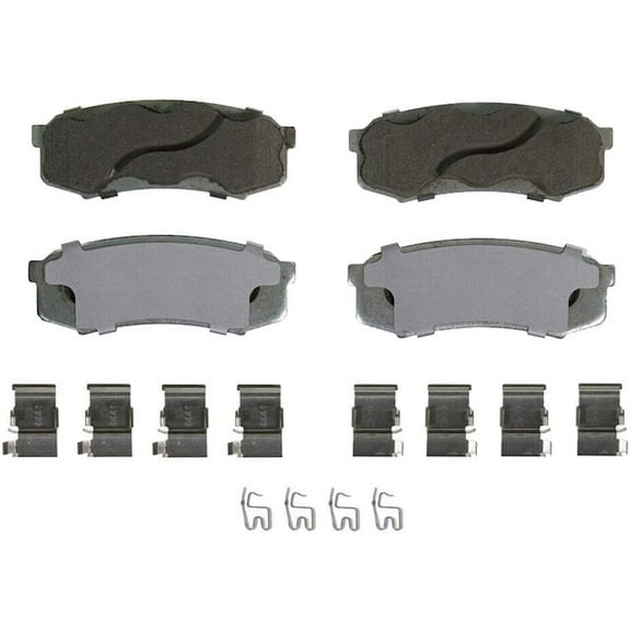 Rear Brake Pad Set - Compatible with 2003 - 2021 Toyota 4Runner 2004 2005 2006 2007 2008 2009 2010 2011 2012 2013 2014 2015 2016 2017 2018 2019 2020
