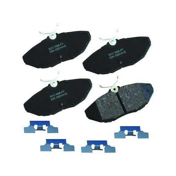 Rear Brake Pad Set - Compatible with 2004 - 2005 Jaguar XJ8