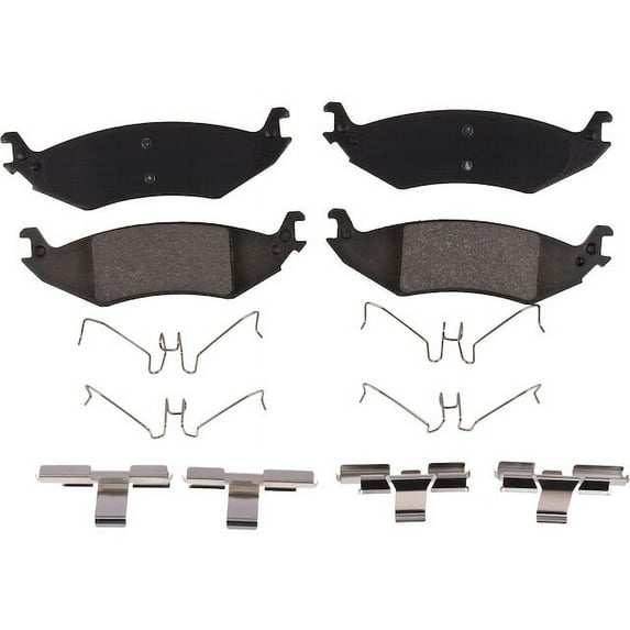 Rear Brake Pad Set - Compatible with 2004 - 2007 Ford E-150 2005 2006