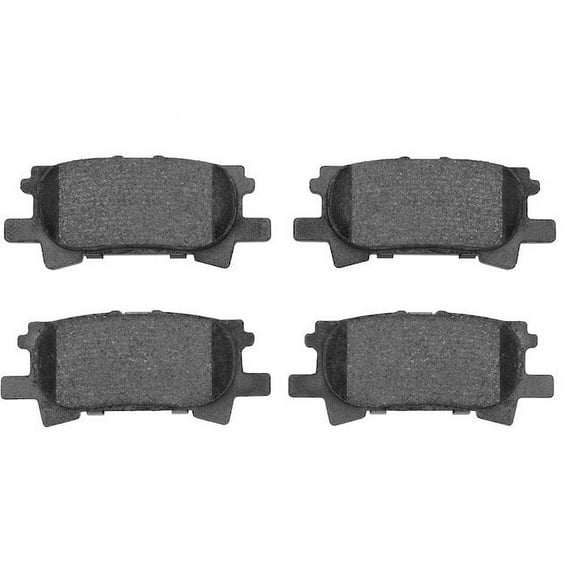 Rear Brake Pad Set - Compatible with 2004 - 2007 Toyota Highlander 2005 2006