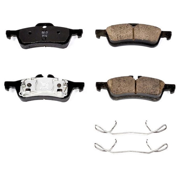 Rear Brake Pad Set - Compatible with 2004 - 2008 Mini Cooper R52 Convertible - Power Stop