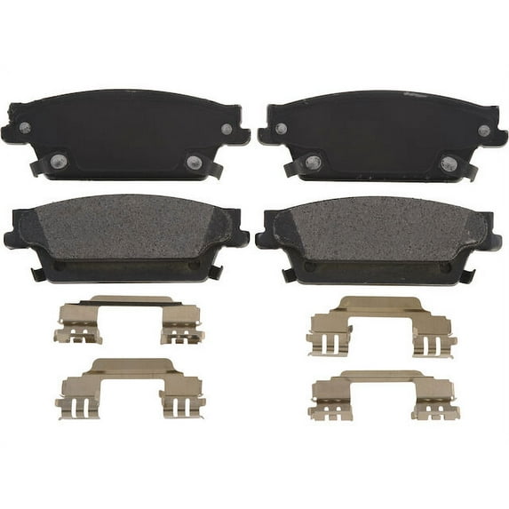 Rear Brake Pad Set - Compatible with 2004 - 2009 Cadillac SRX 2005 2006 2007 2008