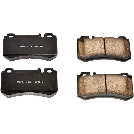 Rear Brake Pad Set - Compatible with 2004 - 2009 Mercedes-Benz SL600 - Power Stop