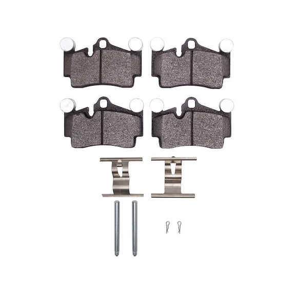 Rear Brake Pad Set - Compatible with 2004 - 2010 Volkswagen Touareg TDI 2005 2006 2007 2008 2009