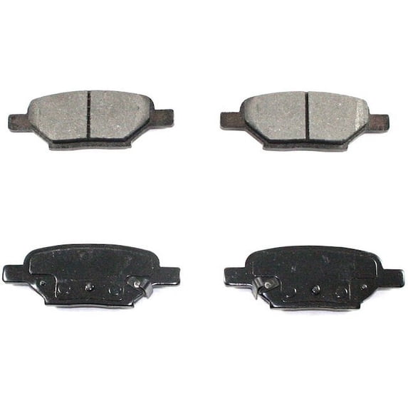 Rear Brake Pad Set - Compatible with 2004 - 2012 Chevy Malibu 2005 2006 2007 2008 2009 2010 2011