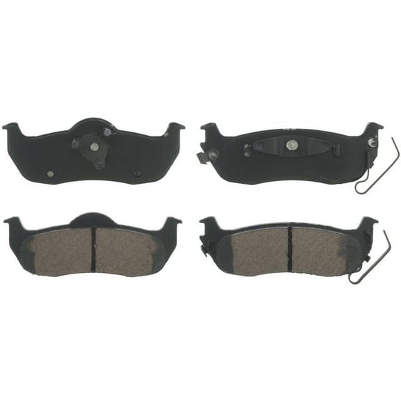 Rear Brake Pad Set - Compatible with 2004 - 2015 Nissan TITAN 2005 2006 2007 2008 2009 2010 2011 2012 2013 2014