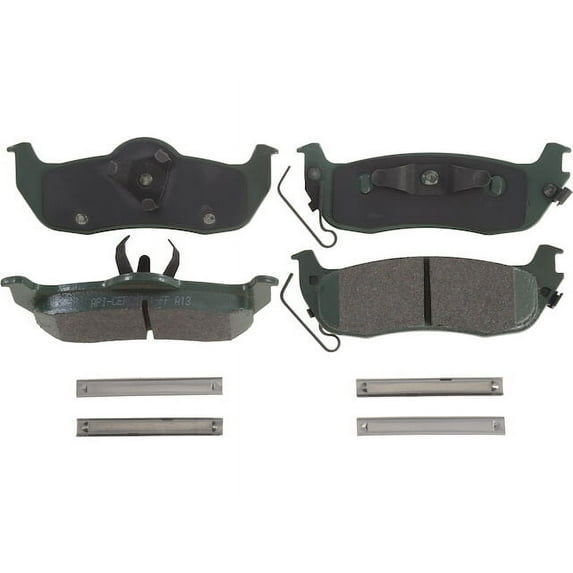 Rear Brake Pad Set - Compatible with 2004 Nissan Pathfinder Armada 5.6L V8