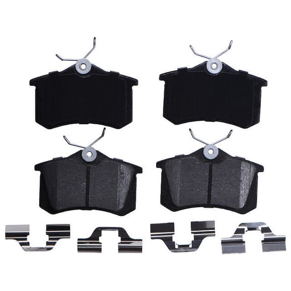 Rear Brake Pad Set - Compatible with 2004 Volkswagen R32 3.2L V6