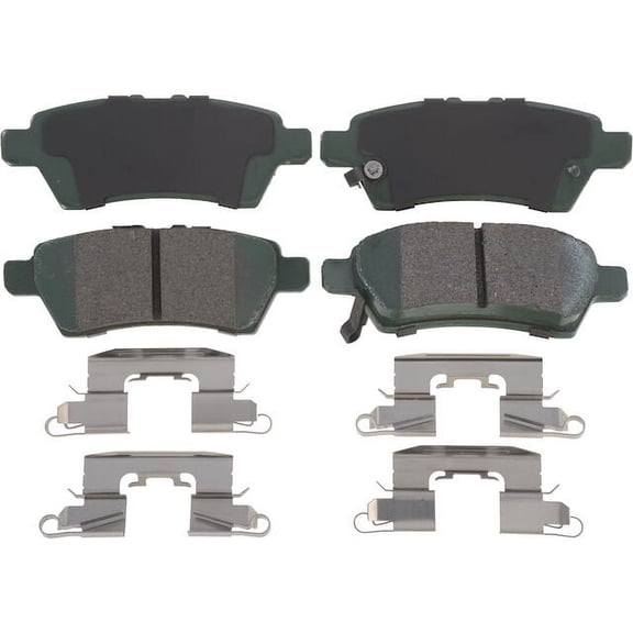 Rear Brake Pad Set - Compatible with 2005 - 2012 Nissan Pathfinder LE 2006 2007 2008 2009 2010 2011