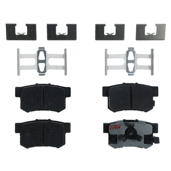 Rear Brake Pad Set - Compatible with 2005 - 2016 Honda CR-V 2.4L 4-Cylinder 2006 2007 2008 2009 2010 2011 2012 2013 2014 2015