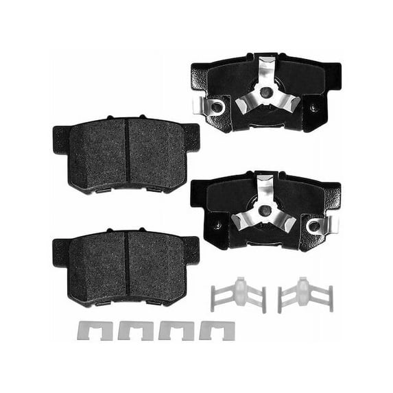Rear Brake Pad Set - Compatible with 2005 - 2016 Honda CR-V 2006 2007 2008 2009 2010 2011 2012 2013 2014 2015