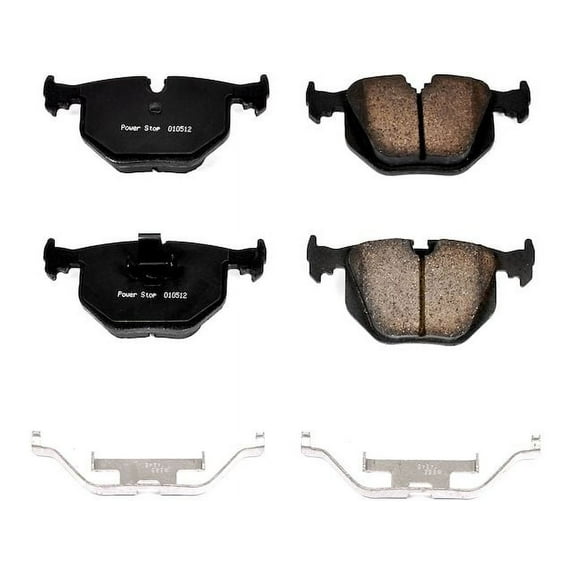 Rear Brake Pad Set - Compatible with 2006 - 2007 BMW 530xi