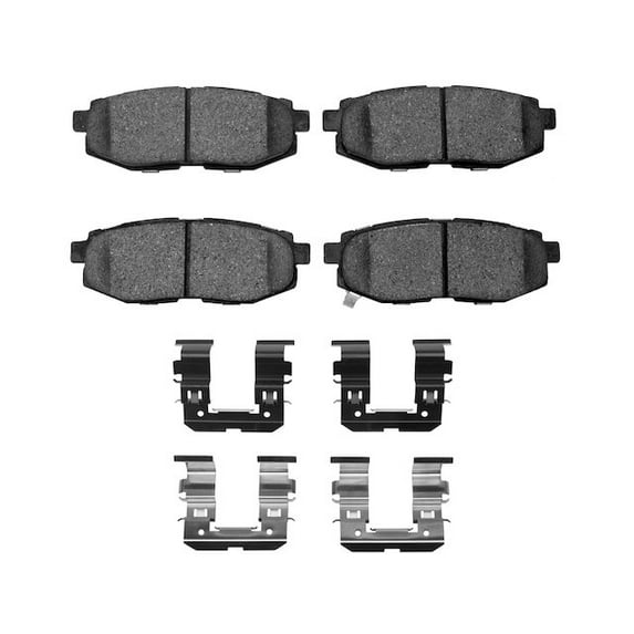 Rear Brake Pad Set - Compatible with 2006 - 2007 Subaru B9 Tribeca