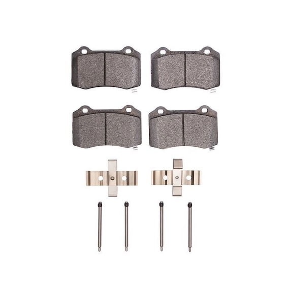 Rear Brake Pad Set - Compatible with 2006 - 2008 Dodge Magnum S.R.T.8 2007