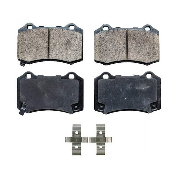 Rear Brake Pad Set - Compatible with 2006 - 2008 Dodge Magnum S.R.T.8 6.1L V8 2007