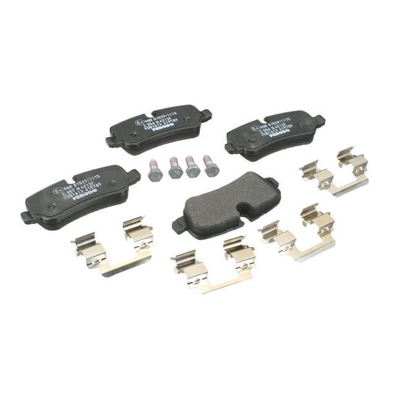 Rear Brake Pad Set - Compatible with 2006 - 2009, 2011 - 2012 Land Rover Range Rover 2007 2008