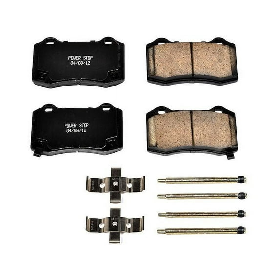 Rear Brake Pad Set - Compatible with 2006 - 2010, 2012 - 2017 Jeep Grand Cherokee 2007 2008 2009 2013 2014 2015 2016
