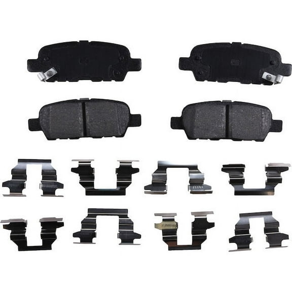 Rear Brake Pad Set - Compatible with 2006 - 2010 INFINITI M45 2007 2008 2009