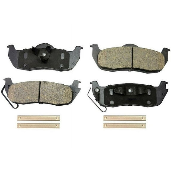 Rear Brake Pad Set - Compatible with 2006 - 2010 Jeep Commander 2007 2008 2009