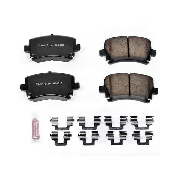 Rear Brake Pad Set - Compatible with 2006 - 2011, 2015 - 2021 Volkswagen GTI 2007 2008 2009 2010 2016 2017 2018 2019 2020