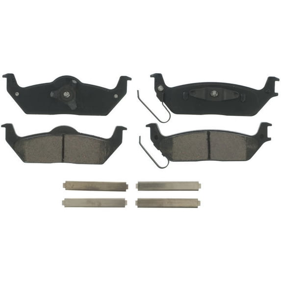 Rear Brake Pad Set - Compatible with 2006 - 2011 Ford F-150 2007 2008 2009 2010