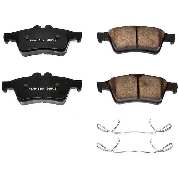 Rear Brake Pad Set - Compatible with 2006 - 2011 Volvo S40 2007 2008 2009 2010