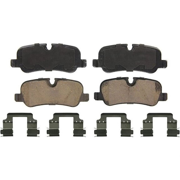 Rear Brake Pad Set - Compatible with 2006 - 2012 Land Rover Range Rover Naturally Aspirated 2007 2008 2009 2010 2011