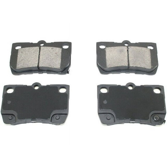 Rear Brake Pad Set - Compatible with 2006 - 2013 IS250 2007 2008 2009 2010 2011 2012