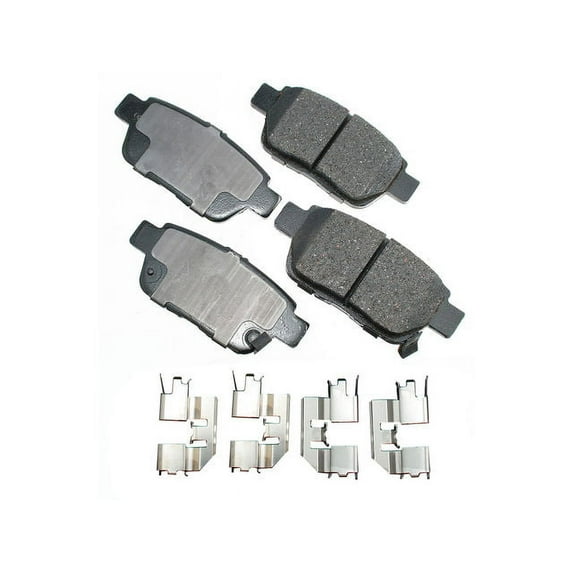Rear Brake Pad Set - Compatible with 2006 - 2014 Honda Ridgeline 2007 2008 2009 2010 2011 2012 2013